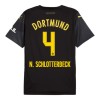 Borussia Dortmund N. Schlotterbeck 4 Borte 2024-25 - Barn Draktsett